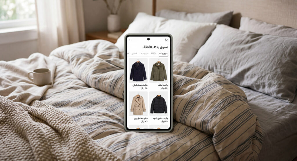 فتاة تطبق قواعد التسوق الذكي من أجل تنسيق خزانة ملابسك بفعالية.